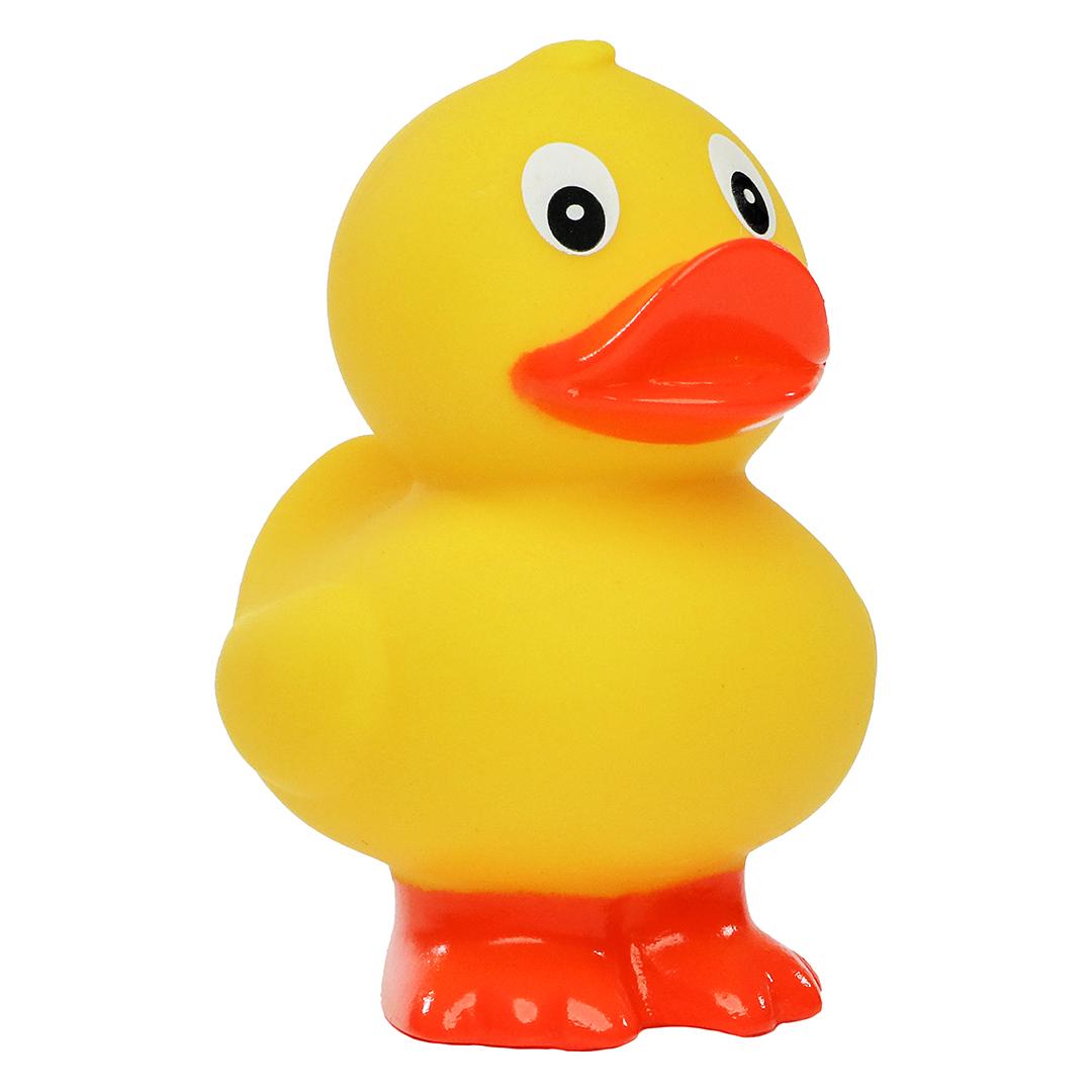 M131172 Yellow/orange - Squeaky duck standing - mbw
